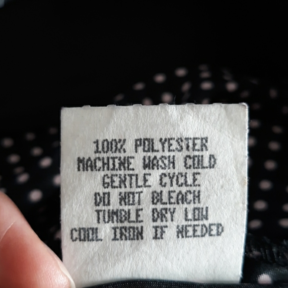 LIKE NEW! Tempted Black polkadot Tank Top Large - Picture 8 of 8